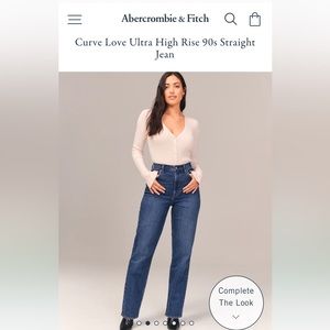 Curve Love Ultra High Rise 90s Straight Jean